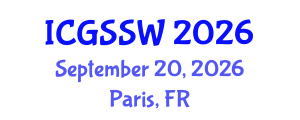 International Conference on Geomagnetic Storms and Space Weather (ICGSSW) September 20, 2026 - Paris, France