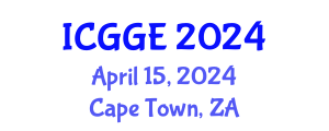 International Conference on Geomatics and Geological Engineering (ICGGE) April 15, 2024 - Cape Town, South Africa