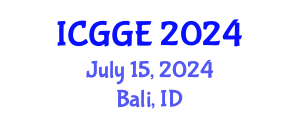 International Conference on Geomatics and Geological Engineering (ICGGE) July 15, 2024 - Bali, Indonesia