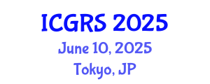 International Conference on Geomatics and Remote Sensing (ICGRS) June 10, 2025 - Tokyo, Japan