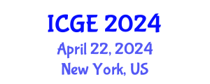 International Conference on Geomatics Engineering (ICGE) April 22, 2024 - New York, United States