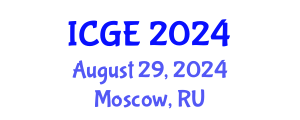 International Conference on Geomatics Engineering (ICGE) August 30, 2024 - Moscow, Russia