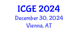 International Conference on Geomatics Engineering (ICGE) December 27, 2024 - Vienna, Austria