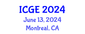 International Conference on Geomatics Engineering (ICGE) June 13, 2024 - Montreal, Canada