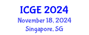 International Conference on Geomatics Engineering (ICGE) November 18, 2024 - Singapore, Singapore