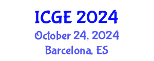 International Conference on Geomatics Engineering (ICGE) October 25, 2024 - Barcelona, Spain