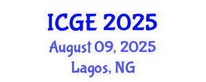 International Conference on Geomatics Engineering (ICGE) August 09, 2025 - Lagos, Nigeria