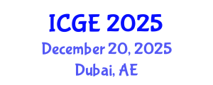 International Conference on Geomatics Engineering (ICGE) December 20, 2025 - Dubai, United Arab Emirates