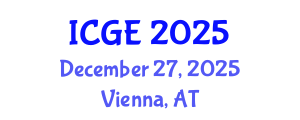 International Conference on Geomatics Engineering (ICGE) December 27, 2025 - Vienna, Austria