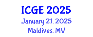 International Conference on Geomatics Engineering (ICGE) January 21, 2025 - Maldives, Maldives