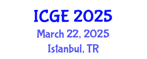 International Conference on Geomatics Engineering (ICGE) March 22, 2025 - Istanbul, Turkey