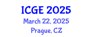 International Conference on Geomatics Engineering (ICGE) March 22, 2025 - Prague, Czechia