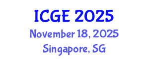 International Conference on Geomatics Engineering (ICGE) November 18, 2025 - Singapore, Singapore