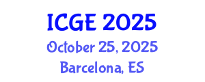 International Conference on Geomatics Engineering (ICGE) October 25, 2025 - Barcelona, Spain