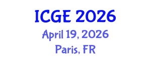 International Conference on Geomatics Engineering (ICGE) April 19, 2026 - Paris, France