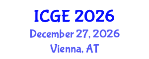International Conference on Geomatics Engineering (ICGE) December 27, 2026 - Vienna, Austria International Conference on Geomatics Engineering (ICGE) December 27, 2026 - Vienna, Austria