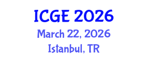 International Conference on Geomatics Engineering (ICGE) March 22, 2026 - Istanbul, Turkey
