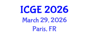 International Conference on Geomatics Engineering (ICGE) March 29, 2026 - Paris, France