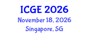 International Conference on Geomatics Engineering (ICGE) November 18, 2026 - Singapore, Singapore