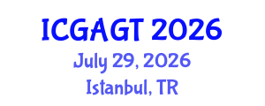 International Conference on Geomechanical Analysis and Geomechanical Tests (ICGAGT) July 29, 2026 - Istanbul, Turkey