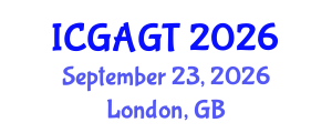 International Conference on Geomechanical Analysis and Geomechanical Tests (ICGAGT) September 23, 2026 - London, United Kingdom