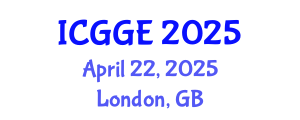 International Conference on Geomechanics and Geotechnical Engineering (ICGGE) April 22, 2025 - London, United Kingdom