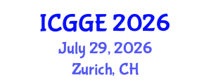 International Conference on Geomechanics and Geotechnical Engineering (ICGGE) July 29, 2026 - Zurich, Switzerland