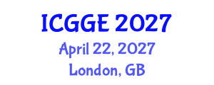 International Conference on Geomechanics and Geotechnical Engineering (ICGGE) April 22, 2027 - London, United Kingdom International Conference on Geomechanics and Geotechnical Engineering (ICGGE) April 22, 2027 - London, United Kingdom