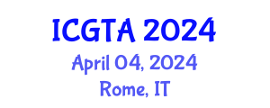 International Conference on Geometry, Topology and Applications (ICGTA) April 04, 2024 - Rome, Italy