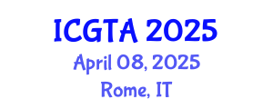 International Conference on Geometry, Topology and Applications (ICGTA) April 08, 2025 - Rome, Italy