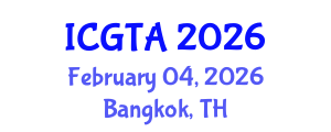 International Conference on Geometry, Topology and Applications (ICGTA) February 04, 2026 - Bangkok, Thailand