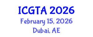 International Conference on Geometry, Topology and Applications (ICGTA) February 15, 2026 - Dubai, United Arab Emirates