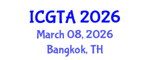 International Conference on Geometry, Topology and Applications (ICGTA) March 08, 2026 - Bangkok, Thailand