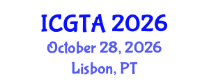 International Conference on Geometry, Topology and Applications (ICGTA) October 28, 2026 - Lisbon, Portugal