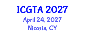 International Conference on Geometry, Topology and Applications (ICGTA) April 24, 2027 - Nicosia, Cyprus International Conference on Geometry, Topology and Applications (ICGTA) April 24, 2027 - Nicosia, Cyprus