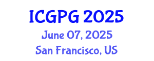 International Conference on Geomorphology and Physical Geography (ICGPG) June 07, 2025 - San Francisco, United States