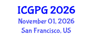 International Conference on Geomorphology and Physical Geography (ICGPG) November 01, 2026 - San Francisco, United States