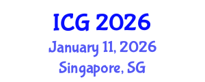 International Conference on Geomorphology (ICG) January 11, 2026 - Singapore, Singapore