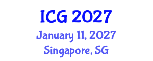 International Conference on Geomorphology (ICG) January 11, 2027 - Singapore, Singapore International Conference on Geomorphology (ICG) January 11, 2027 - Singapore, Singapore