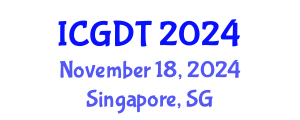 International Conference on Geophysics and Earthquake (ICGDT) November 18, 2024 - Singapore, Singapore