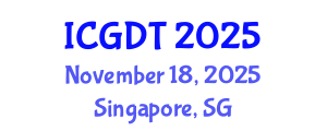 International Conference on Geophysics and Earthquake (ICGDT) November 18, 2025 - Singapore, Singapore