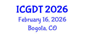 International Conference on Geophysics and Earthquake (ICGDT) February 16, 2026 - Bogota, Colombia International Conference on Geophysics and Earthquake (ICGDT) February 16, 2026 - Bogota, Colombia