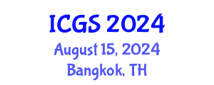 International Conference on Geophysics and Seismology (ICGS) August 15, 2024 - Bangkok, Thailand