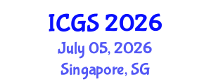 International Conference on Geophysics and Seismology (ICGS) July 05, 2026 - Singapore, Singapore