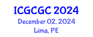 International Conference on Geopolymer Cement and Geopolymer Concrete (ICGCGC) December 02, 2024 - Lima, Peru