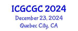 International Conference on Geopolymer Cement and Geopolymer Concrete (ICGCGC) December 23, 2024 - Quebec City, Canada