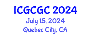International Conference on Geopolymer Cement and Geopolymer Concrete (ICGCGC) July 15, 2024 - Quebec City, Canada
