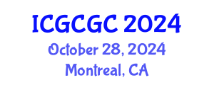 International Conference on Geopolymer Cement and Geopolymer Concrete (ICGCGC) October 28, 2024 - Montreal, Canada