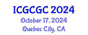 International Conference on Geopolymer Cement and Geopolymer Concrete (ICGCGC) October 17, 2024 - Quebec City, Canada