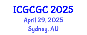 International Conference on Geopolymer Cement and Geopolymer Concrete (ICGCGC) April 29, 2025 - Sydney, Australia